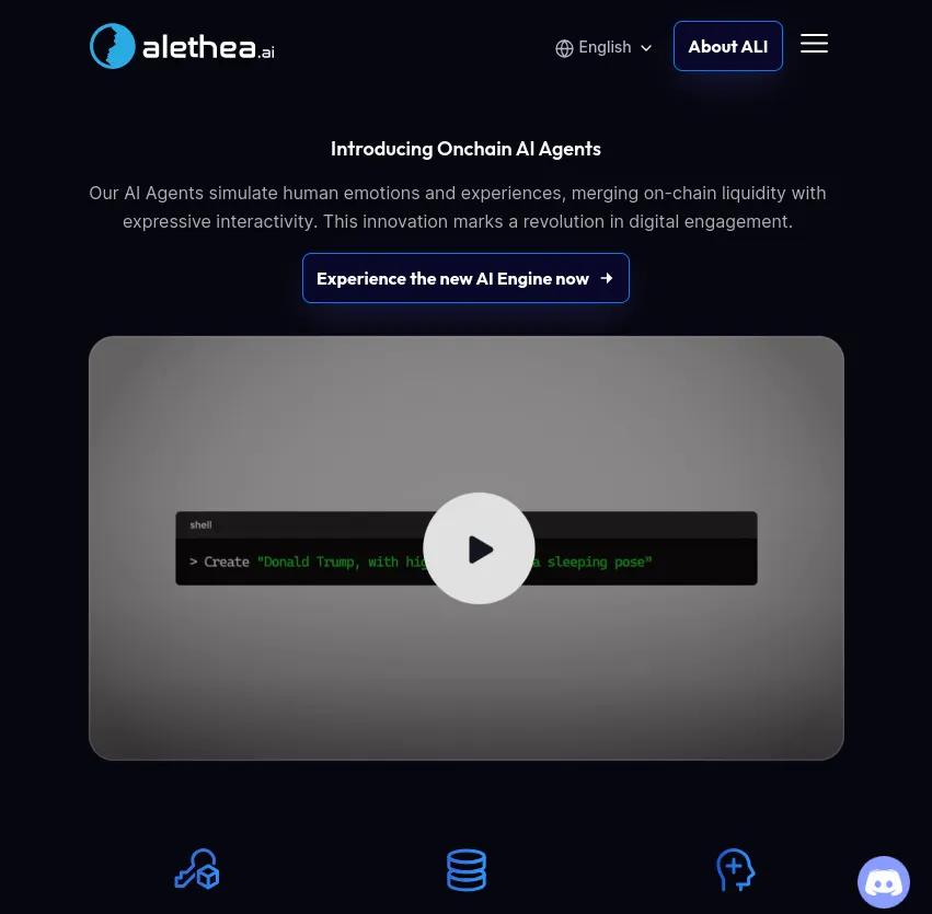 Screenshot of app Alethea : Découvrez Alethea : l'outil révolutionnaire qui fusionne la liquidité blockchain avec des interactions expressives. Simulez des émotions humaines et vivez une expérience numérique inédite !