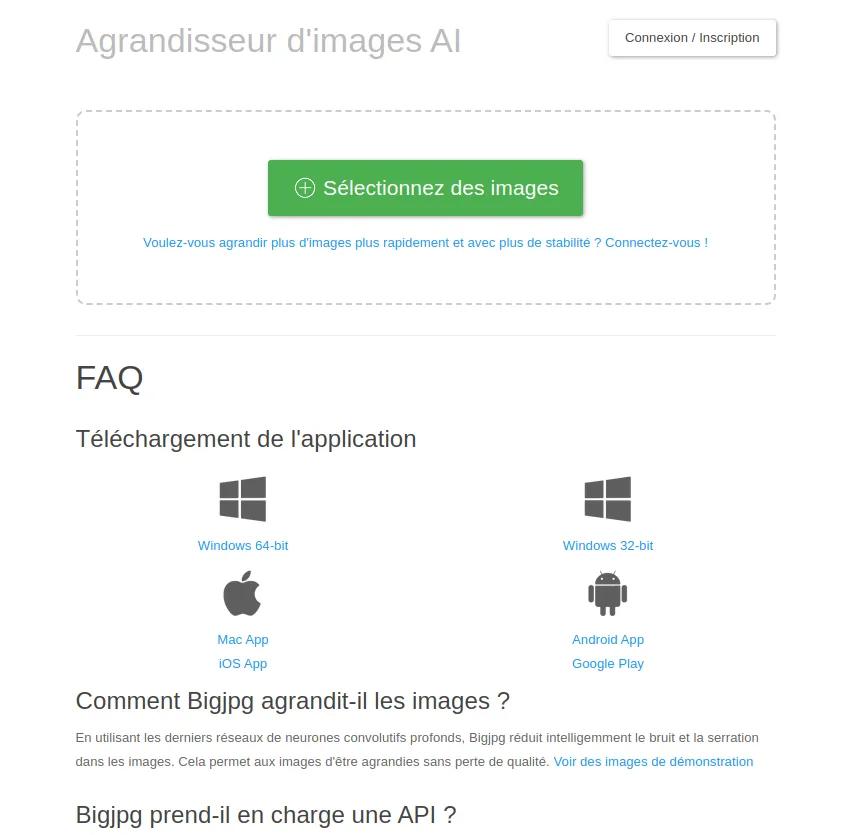 Découvrez Bigjpg : Élargissez vos images sans perte de qualité grâce à des réseaux neuronaux profonds. Réduisez le bruit et les saccades pour des résultats époustouflants.
