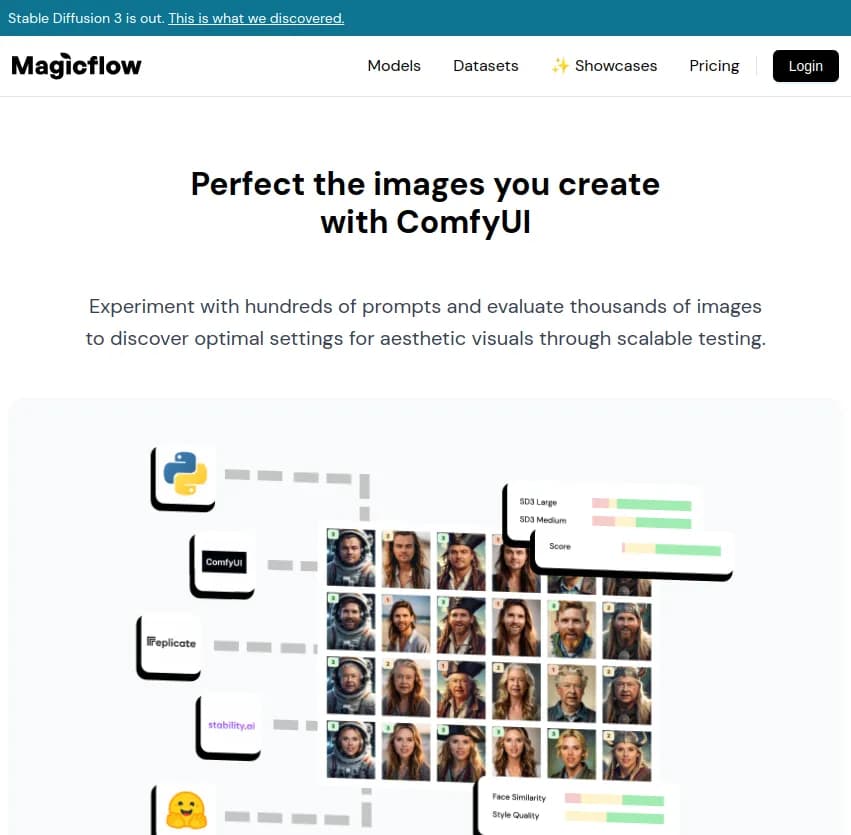 Optimisez vos modèles d'IA générative : évaluer, surveiller et créer de manière fluide avec Magic Flow, votre espace de travail connecté pour une efficacité et qualité supérieures.