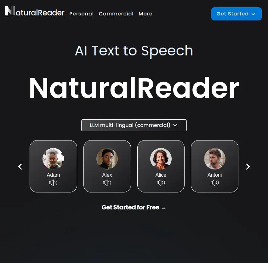 Transformez du texte en voix en un instant avec Natural Readers. Cette application AI Text to Speech révolutionne la lecture et rend vos contenus plus accessibles et engageants.