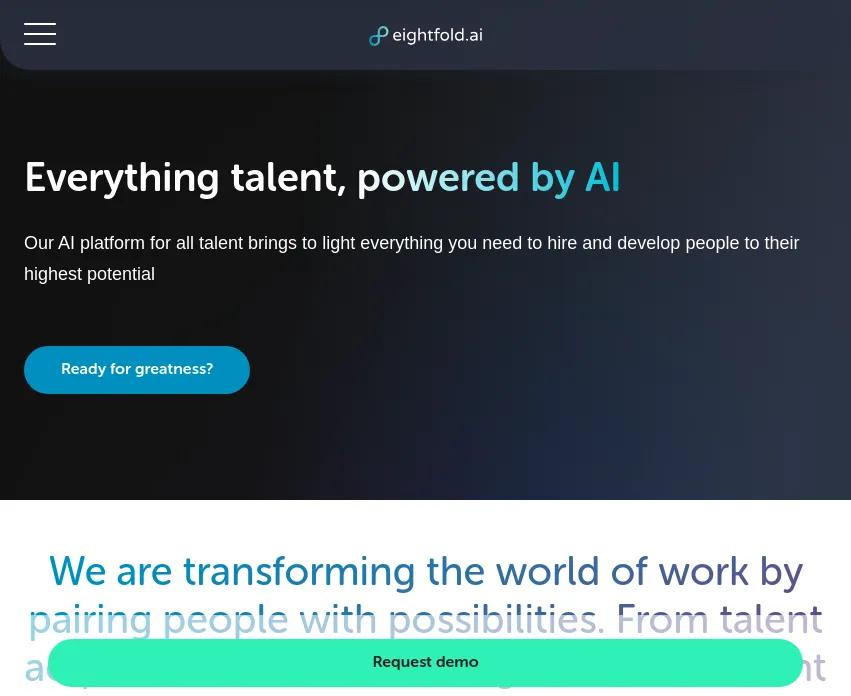 Découvrez Eightfold.ai, la plateforme révolutionnaire de gestion des talents qui associe IA et insights pour optimiser l'acquisition