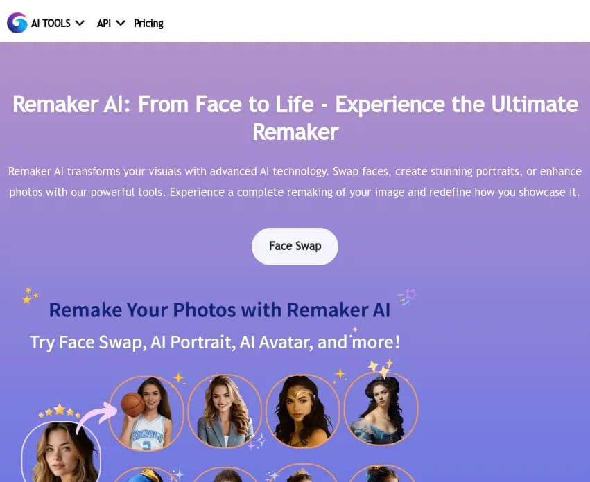 Découvrez Remaker AI, l'outil innovant pour transformer photos et vidéos: échanges de visages, avatars animés, et bien plus. Libérez votre créativité avec l'IA!