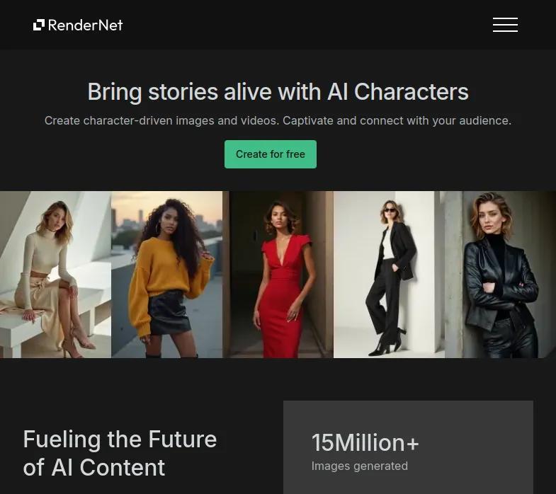 "Découvrez RenderNet AI, outil d'animation de récits, avec des personnages personnalisables et mouvements réalistes. Exprimez votre créativité dès maintenant!"