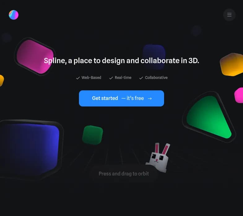 "Découvrez Spline Design, outil 3D accessible et intuitif. Créez, collaborez et partagez vos projets en temps réel. Expérimentez la création numérique autrement !"