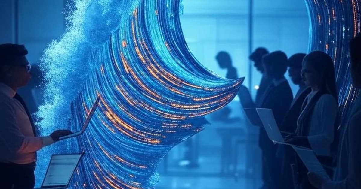 Kristalina Georgieva, directrice du FMI, qualifie l'impact de l'IA sur le marché du travail de 'tsunami'. Les postes d'entrée de gamme et les jeunes travailleurs seraient particulièrement touchés, avec 60% des emplois affectés dans les économies avancées.