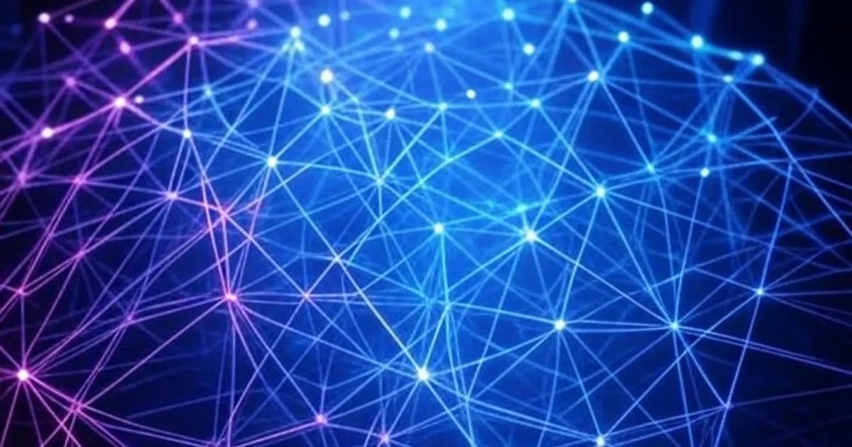 Représentation visuelle de la singularité sociale avec des humains observant des réseaux d'IA interconnectées