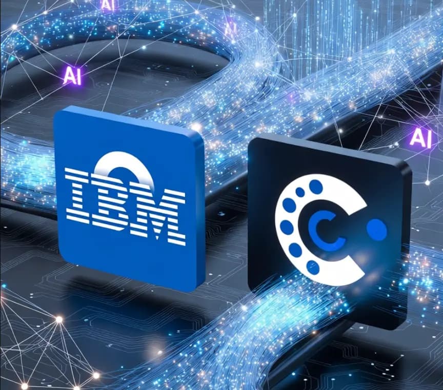 IBM and Confluent merge in artistic view